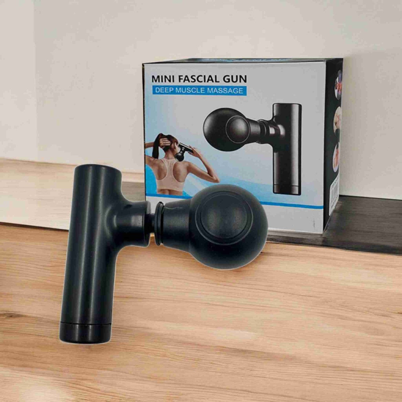 Blueide Mini rechargeable Fascial Gun Deep Muscle Massager | Mini Massage Machine (Random color)
