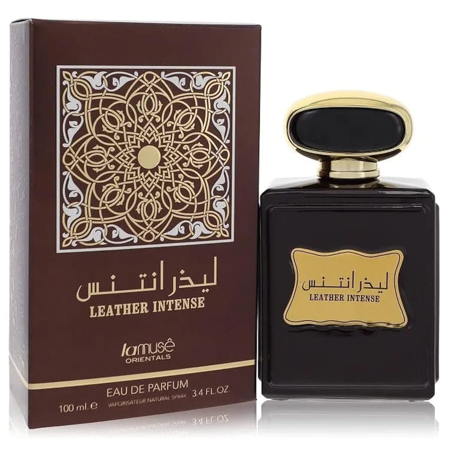 Leather Intense Eau De Parfum Spray – Bold & Long-Lasting Scent with Warm Leather and Woody Notes