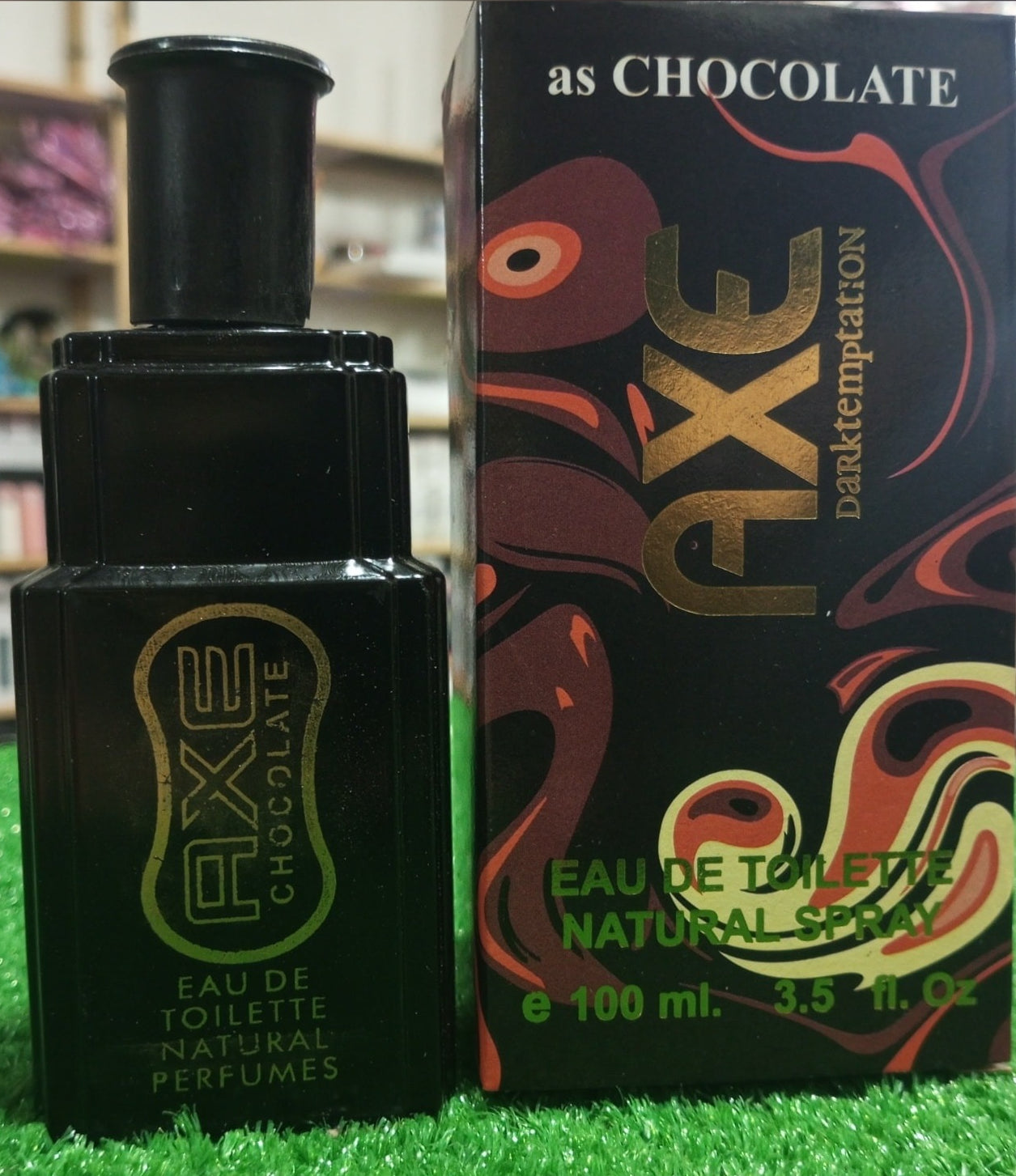 AXE Dark Temptation for Men - Long Lasting Perfume - 100ml - Chocolate Fragrance