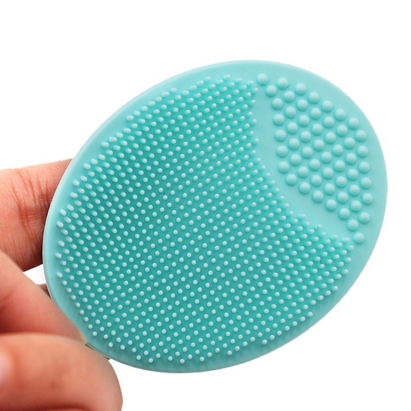 Soft Silicone Face Cleansing Brush Pad – Gentle Facial Washing & Exfoliating Massage Tool for Deep Pore Cleansing | Blackhead Removal & Skin Care | Soft Silicone Face Massager - (Random Colors)