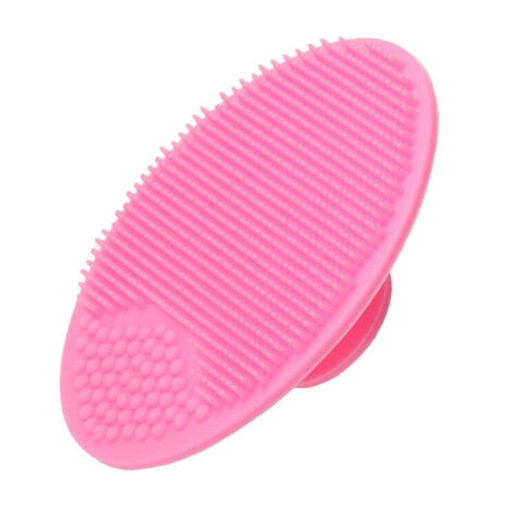 Soft Silicone Face Cleansing Brush Pad – Gentle Facial Washing & Exfoliating Massage Tool for Deep Pore Cleansing | Blackhead Removal & Skin Care | Soft Silicone Face Massager - (Random Colors)