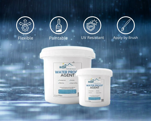 Roof Guard Water Proof Agent 250GM, 500GM, 1KG - Waterproof Chemical, Water Sealer - Water Leakage Hydra Sealant - Waterproof Sealant Anti-Leakage, Waterproofing Agent - Transparent Waterproof Paint - Transparent Waterproof Sealant