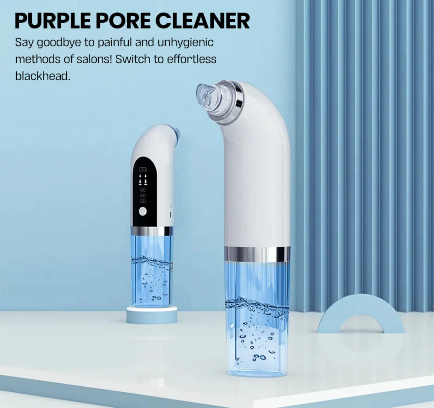 Bubble Facial &amp; Blackhead Remover – Deep Cleanser for Acne, Pores &amp; Glowing Skin | Pimple &amp; Oil Control tool | Blemish-Fighting &amp; Matte Finish | Bubble Technology Pore Purifier 