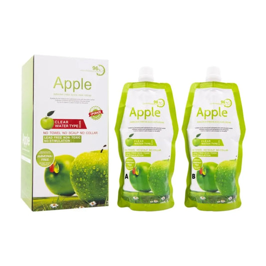 Apple Hair Color 500 ml Ammonia-Free Black Hair Color Cream – Natural-Looking Coverage with Nourishing Formula