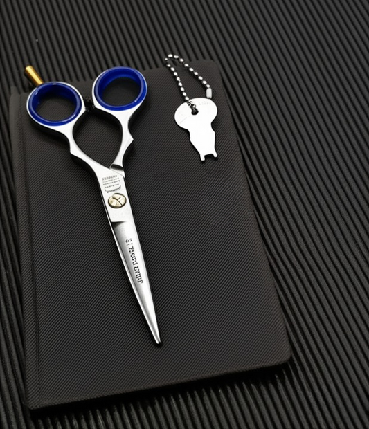 5.5” Professional Hair Cutting Scissors – Premium Stainless Steel Salon Shears with Finger Rest &amp; Adjustment Key