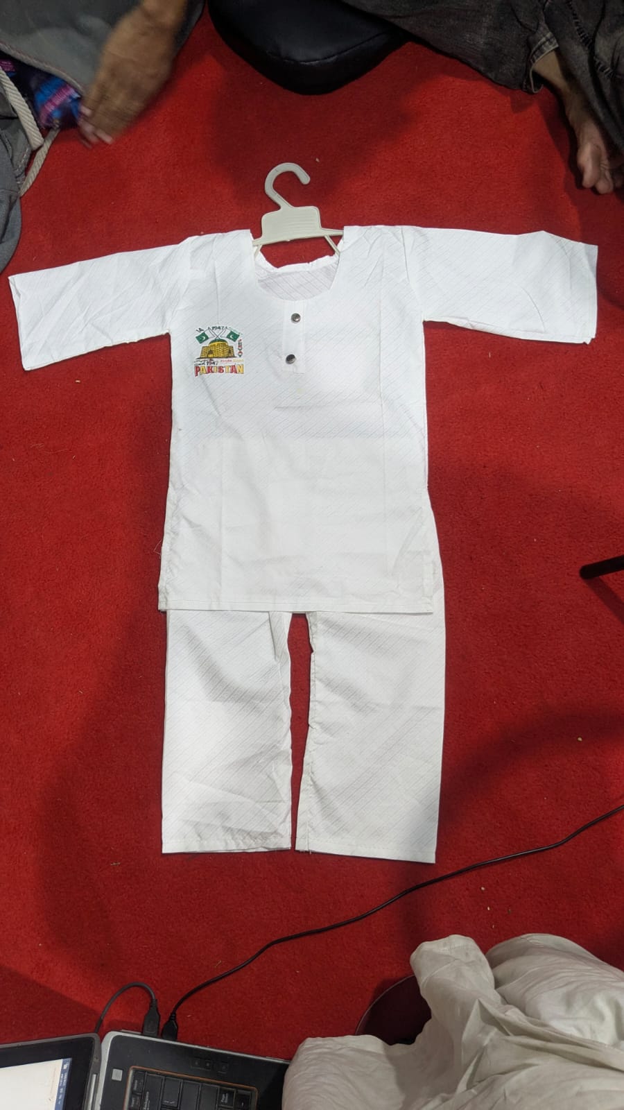 14 August Special Kids Suit - Soft Cotton Traditional Wear (1 to 3 Years) - 14 August Dress
