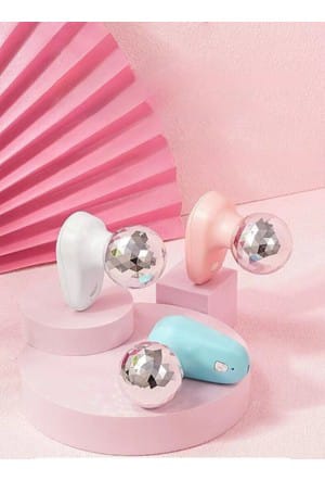Pack Of 01 - Mini Massager – USB Rechargeable Handheld Device with 6 Vibration Levels for Muscle Relief &amp; Relaxation Random Colors