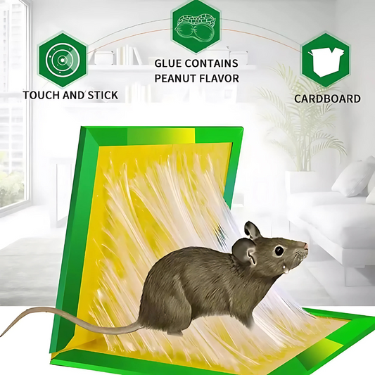 Mouse Glue Trap – Strong Adhesive Rat Glue Board &amp; Rodent Catcher Mat ( Pack of 5 )