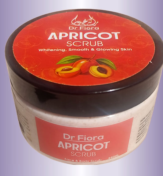 Natural Apricot Face &amp; Body Scrub – Deep Cleansing Exfoliator for Smooth, Glowing Skin