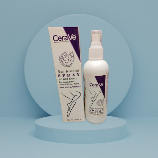 Cereve Hair Removal Spray for Women – Fast, Painless Hair Removal for Legs, Arms &amp; Body, Smooth Skin at Home | Hair Removal