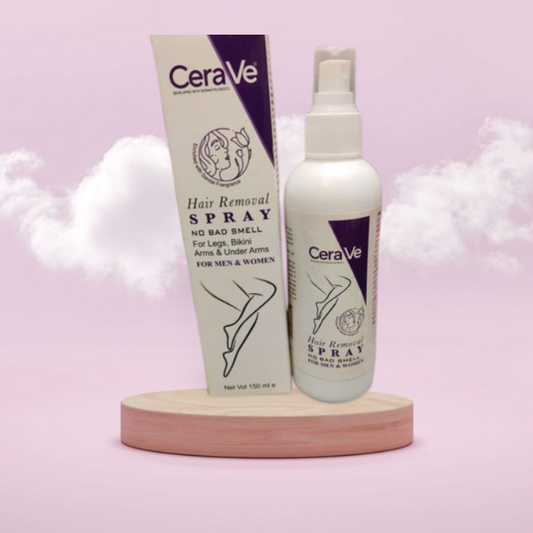Cereve Hair Removal Spray for Women – Fast, Painless Hair Removal for Legs, Arms &amp; Body, Smooth Skin at Home | Hair Removal